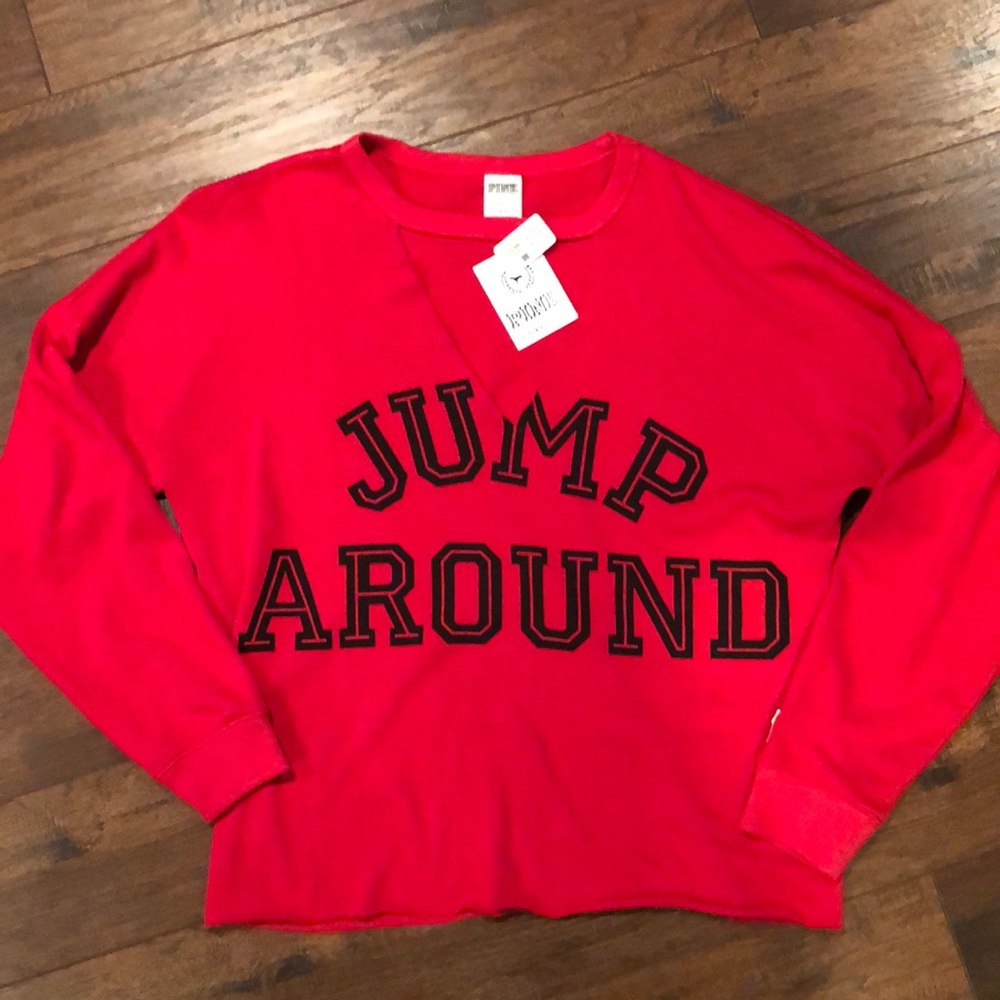 Brand New VS Pink “Jump Around” V-Neck